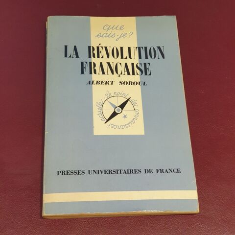 La Révolution française Albert Soboul Que sais-je ? PUF 20 Antony (92)