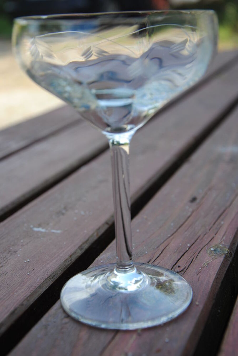 Coupe &agrave; champagne Cristal Décoration