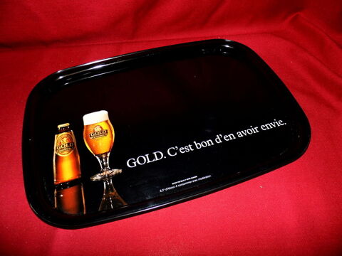 Plateau publicitaire biere GOLD brasserie bistrot vintage 15 Dunkerque (59)