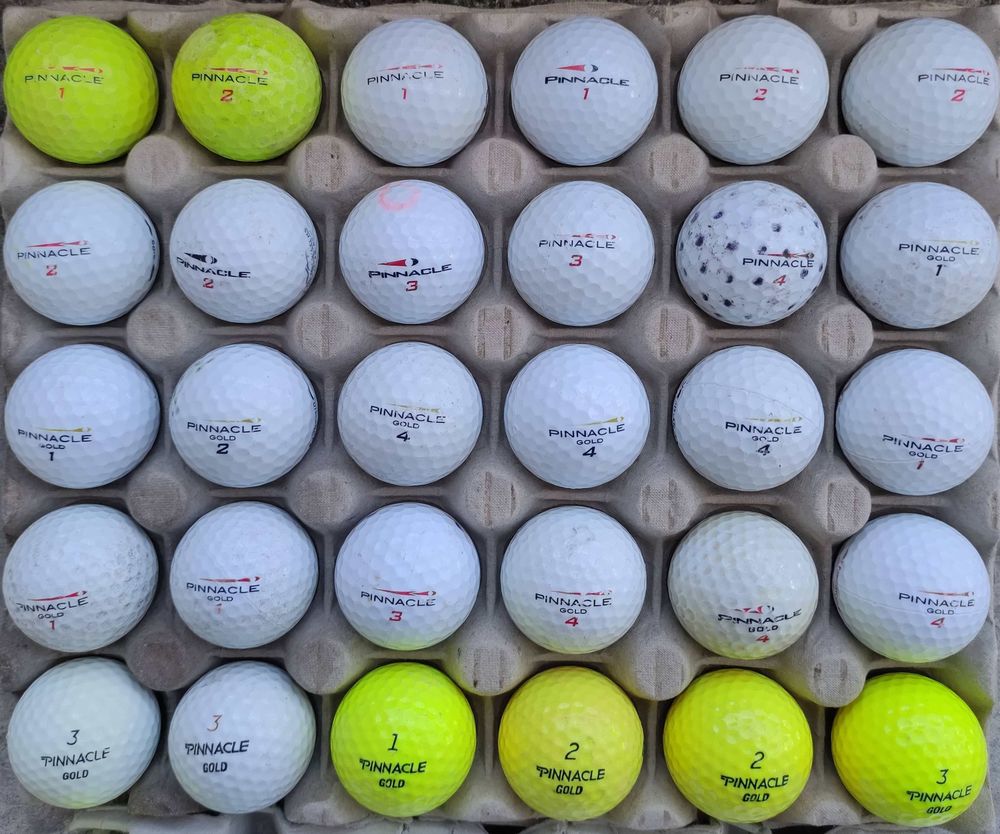 60 Balles de Golf Pinnacle d'Occasion en Tr&egrave;s Bon Etat Sports