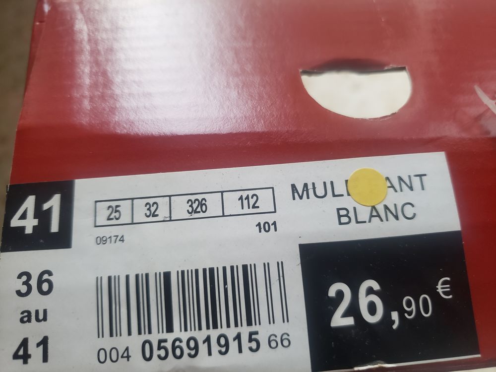 Chaussure &agrave; talon &eacute;t&eacute; - blanc Chaussures