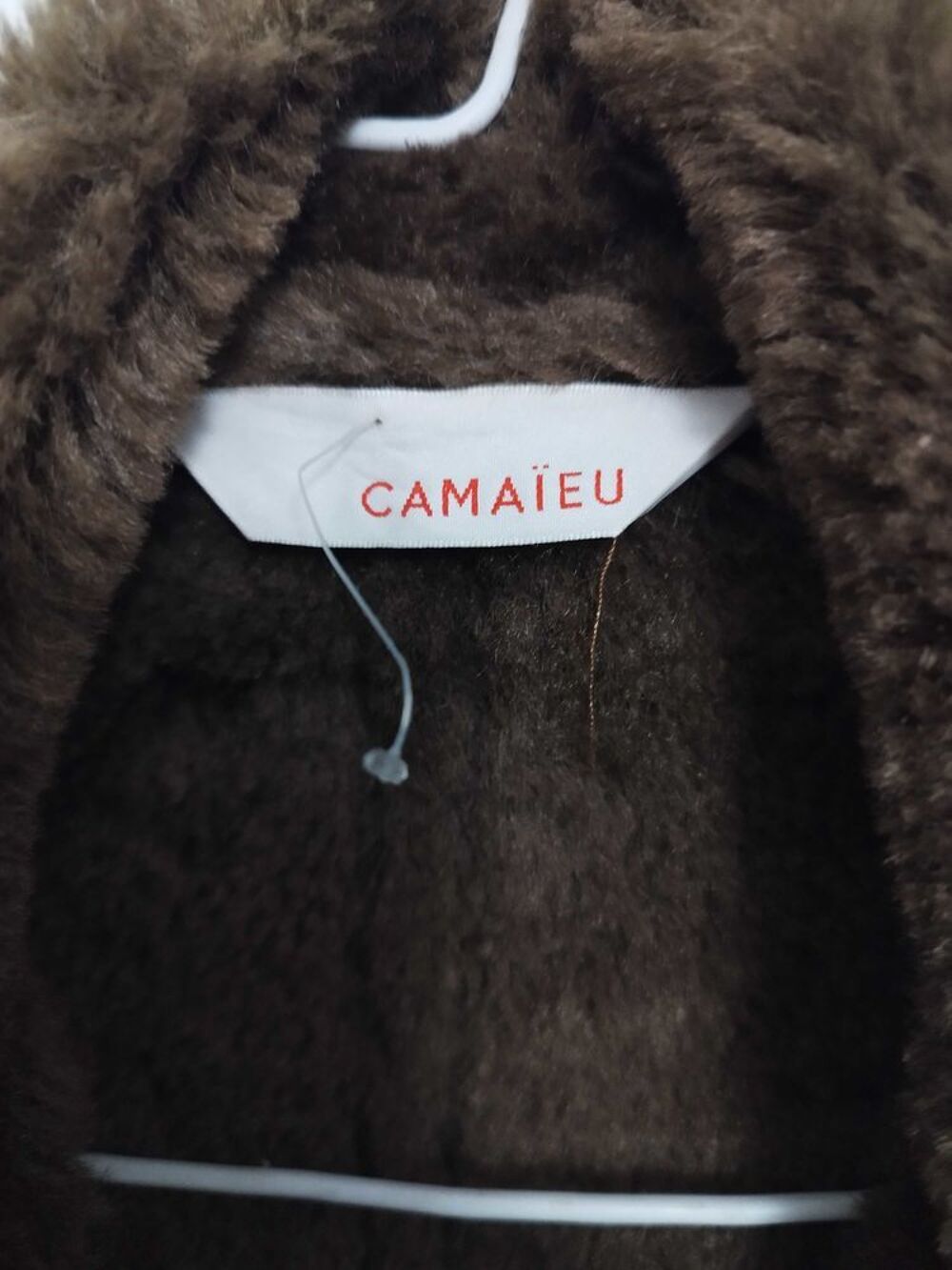 Blouson d'hiver femme Cama&iuml;eu fourrure &agrave; l'int&eacute;rieur taille xl Vêtements
