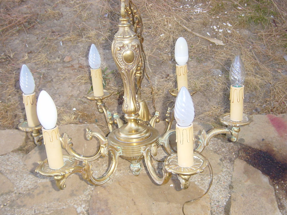 lustre en bronze Décoration