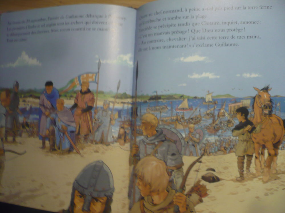 BD DANS LES PAS DE GUILLAUME LE CONQU&Eacute;RANT&nbsp; (HASTING 1066) Livres et BD