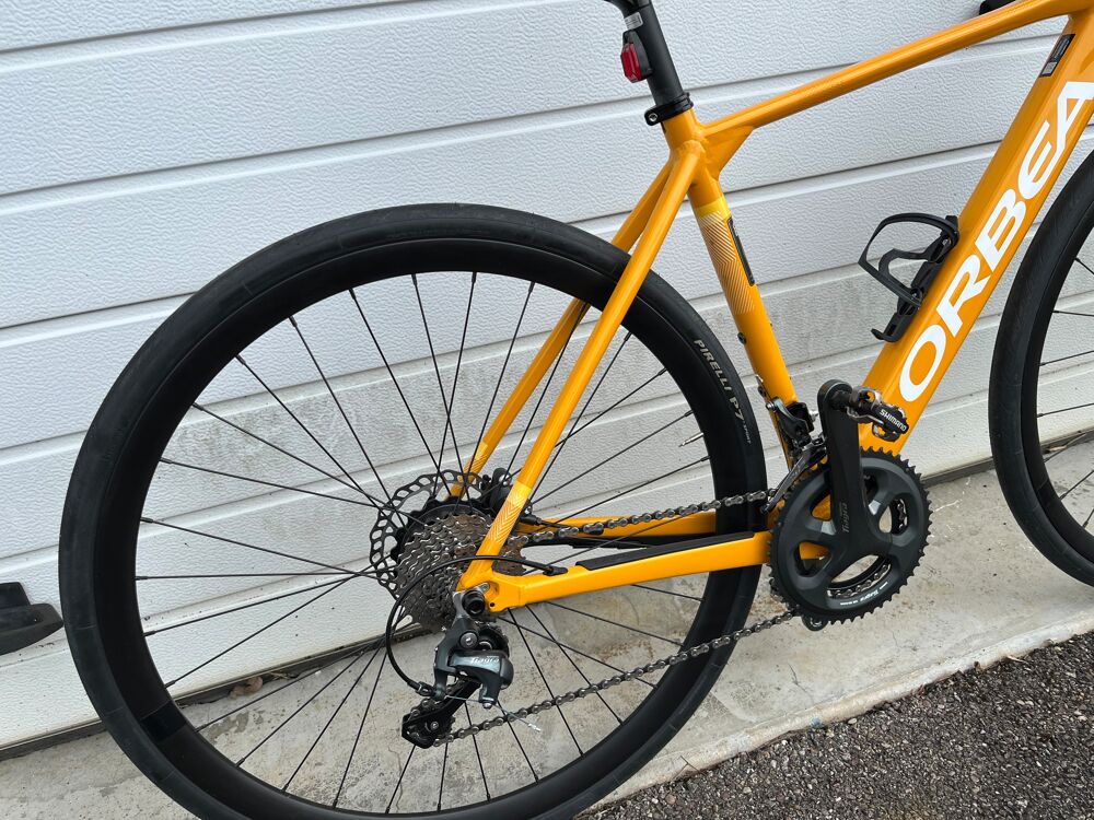V&eacute;lo de Route Orbea Jaune - Freins &agrave; Disque hydroliques Vlos