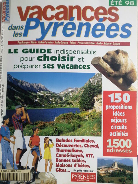 Vacances dans les Pyrénées  Été 1998 3 Arros-de-Nay (64)