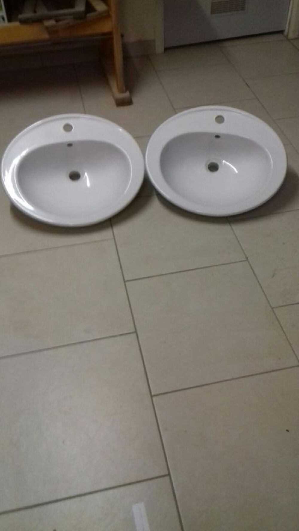 2 vasques de salle de bains Bricolage