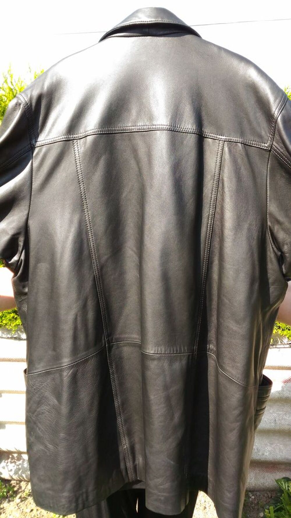 VESTE CUIR AGNEAU V&Eacute;RITABLE Vêtements