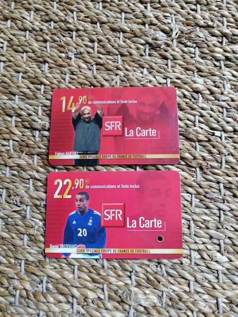 2 Cartes Téléphones/Télécartes SFR 5 Ervy-le-Châtel (10)