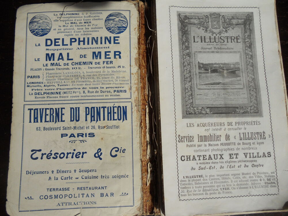  GUIDE DU TOURISTE DANS L'AIN.HAUT-JURA-.L&Eacute;MAN.MT BLANC 1913 Livres et BD