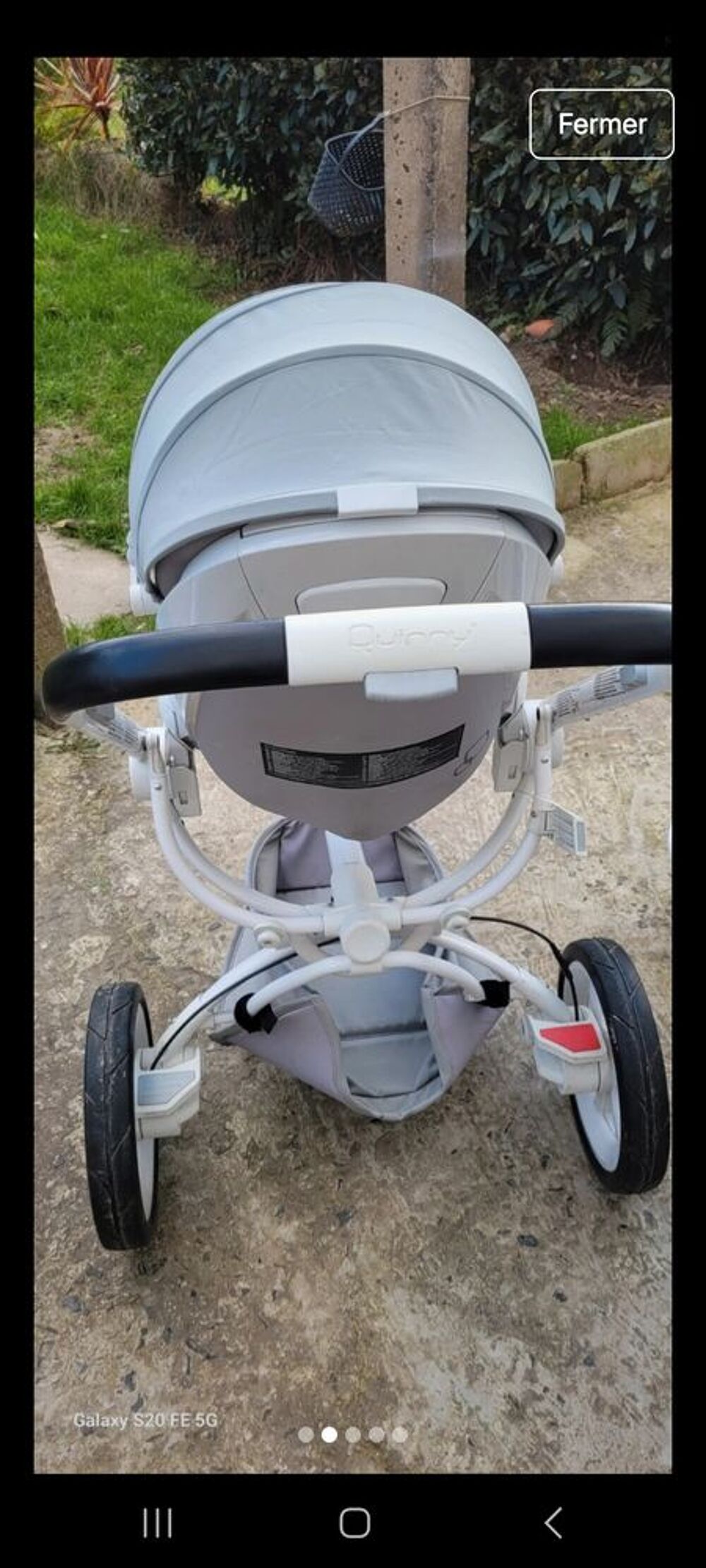 Poussette trio Quinny Puériculture