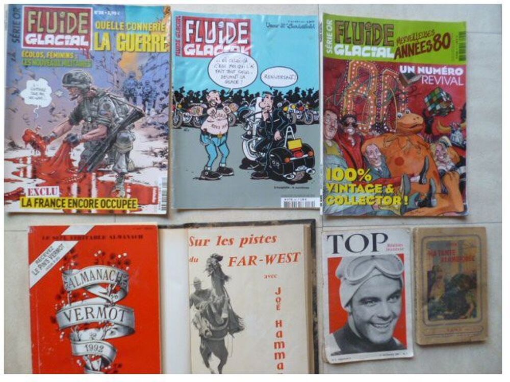 lot A-B - livres et magazines anciens - 1916 -1945 , .... Livres et BD