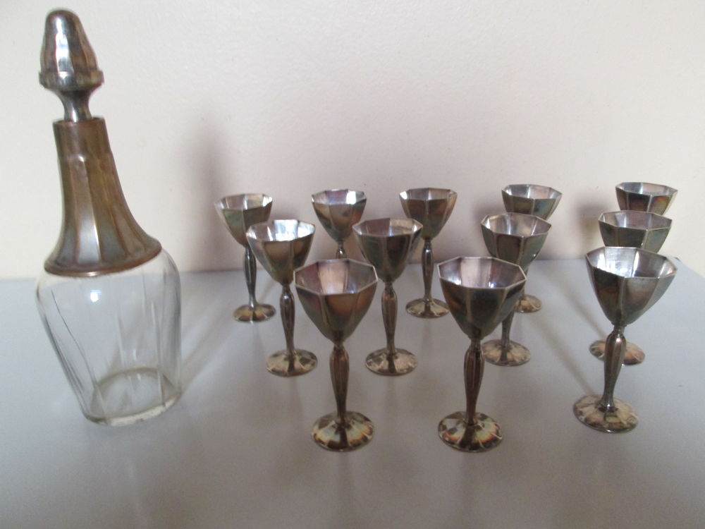 SERVICE A LIQUEUR ARGENT Décoration