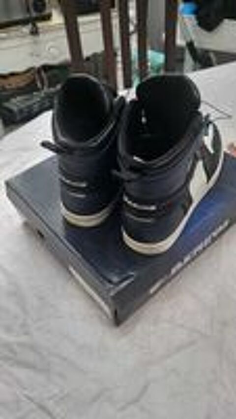   basket bering moto montante cuir 