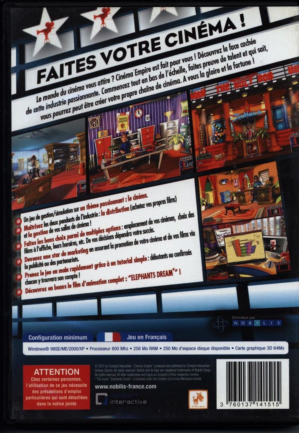 CINEMA EMPIRE pour PC
Consoles et jeux vidéos