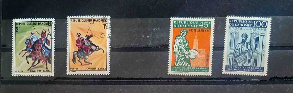 Timbres de collection de C&ocirc;te des Somalis et Dahomey 