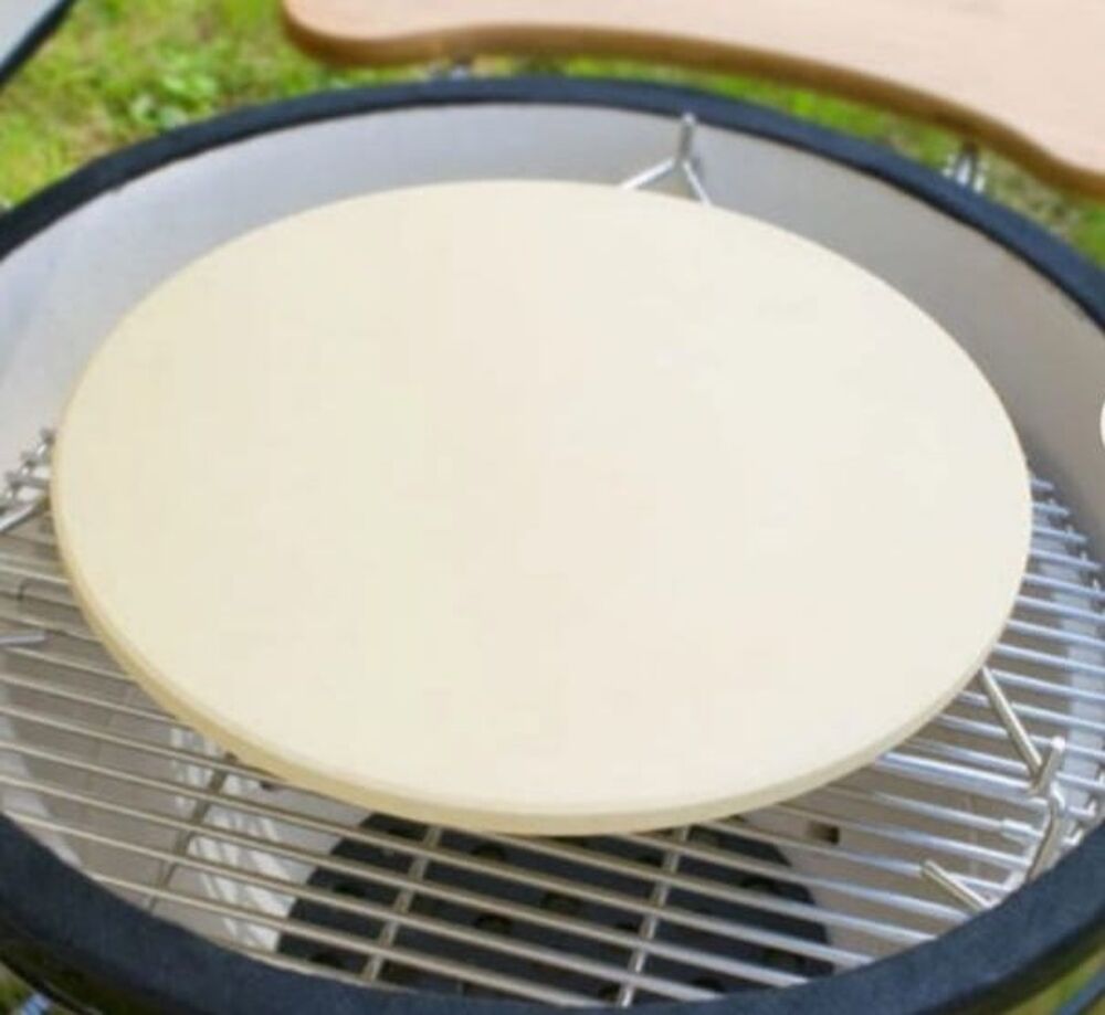 Pierre a pizza c&eacute;ramique pour barbecue Jardin