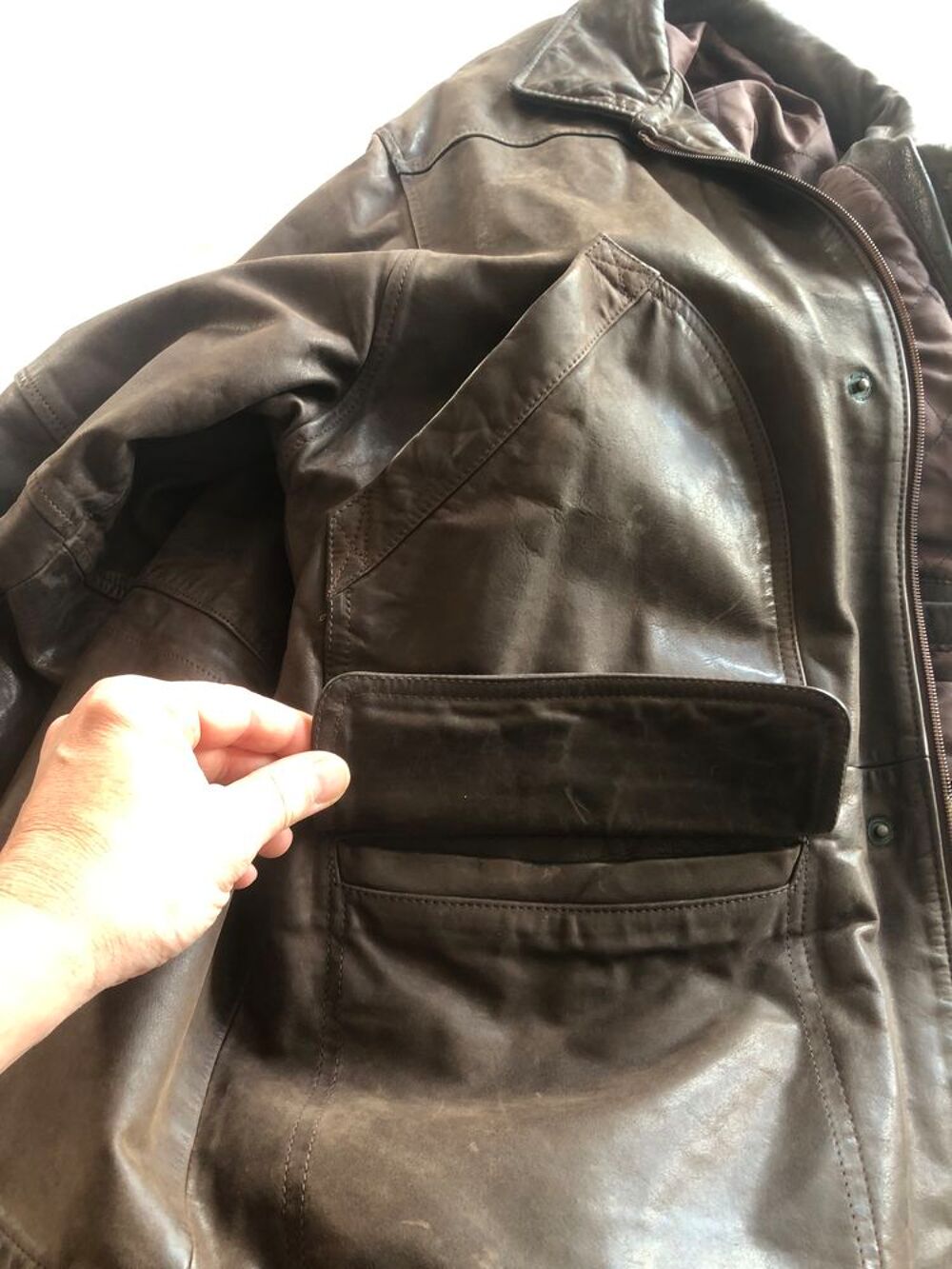 veste en cuir Vêtements
