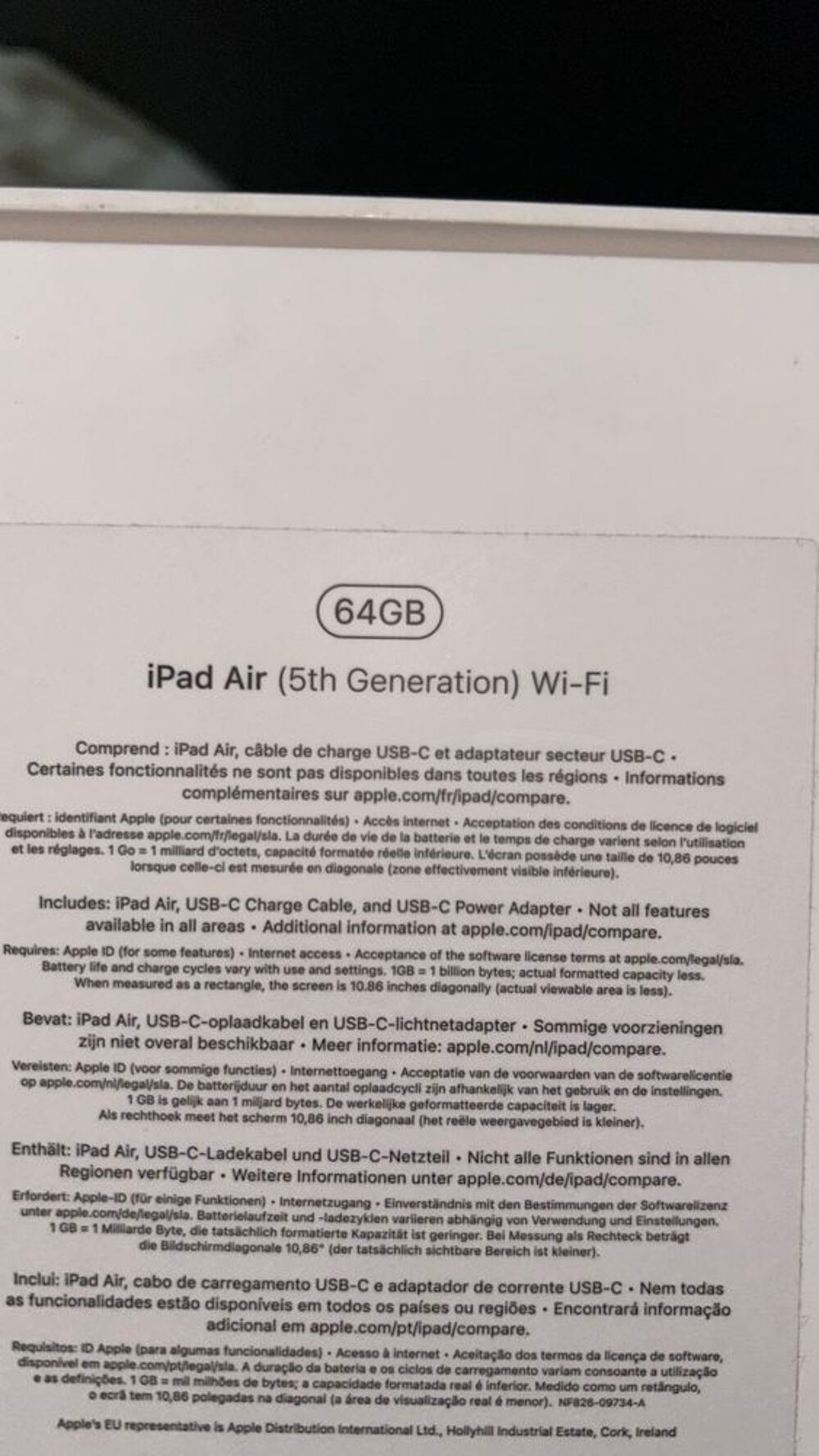 ipad air 5eme Téléphones et tablettes