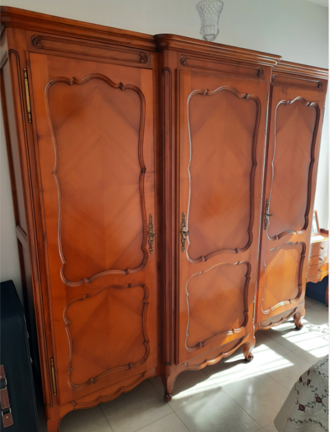 ARMOIRE STYLE LOUIS XV 3 PORTES et CHEVET 300 Gardanne (13)