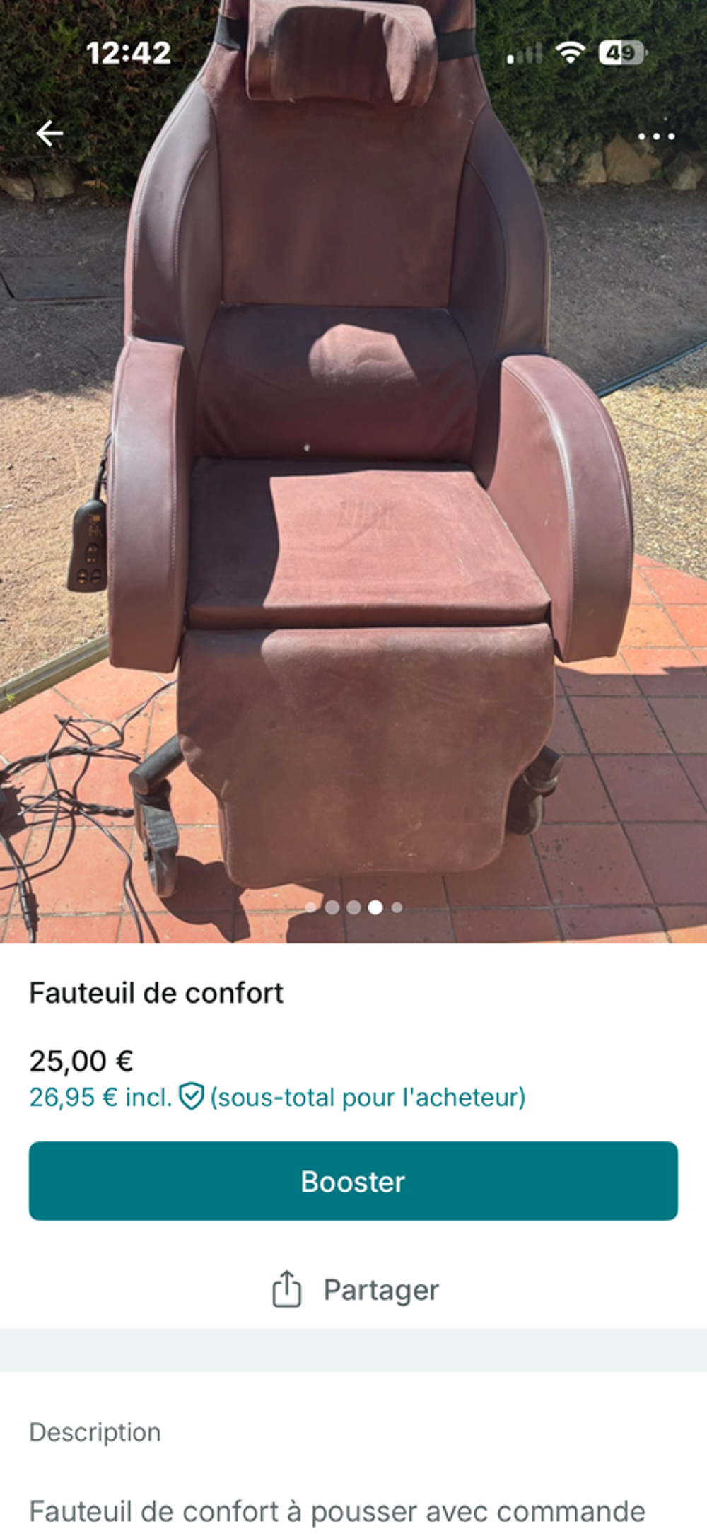Fauteuil de repos m&eacute;dical Meubles
