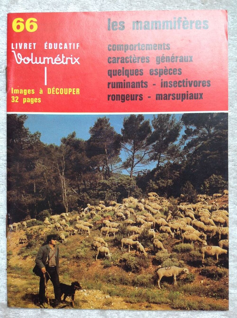LIVRET E?DUCATIF VOLUME?TRIX N&deg;66 LES MAMMIF&Egrave;RES Envoi Possi Livres et BD