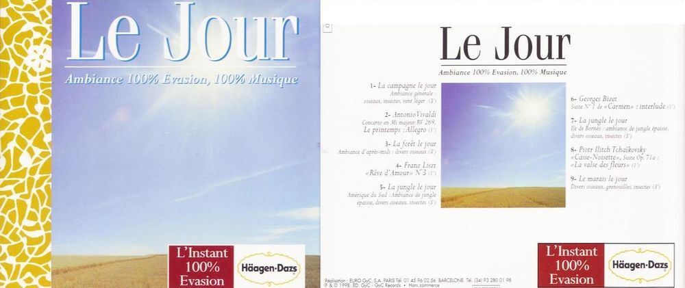 CD G&eacute;rald De Palmas, Raph&auml;el, Le Jour, Embrace
CD et vinyles