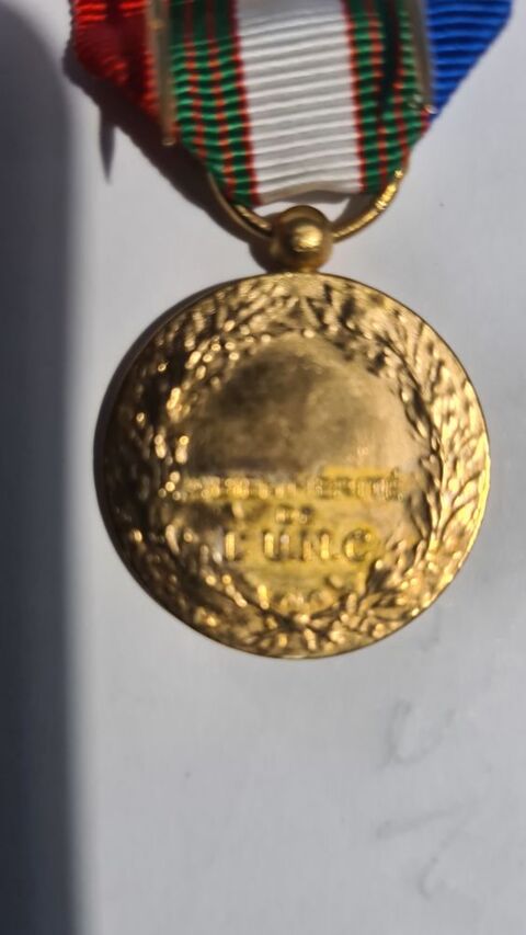Médaille ,Union Nationale des Combattants - à bien mérité d 10 Lucheux (80)