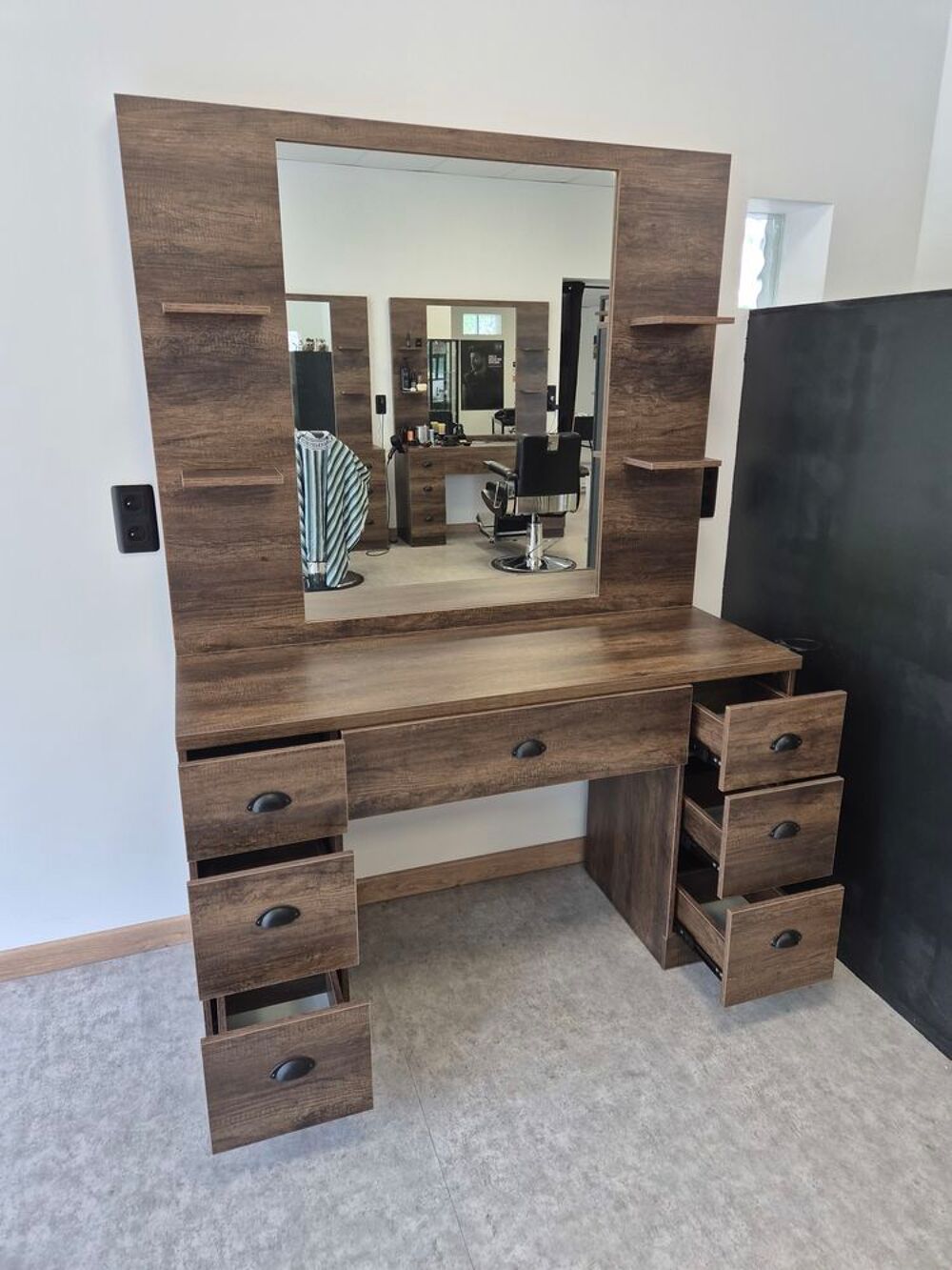 Meuble coiffeuse barbier Meubles