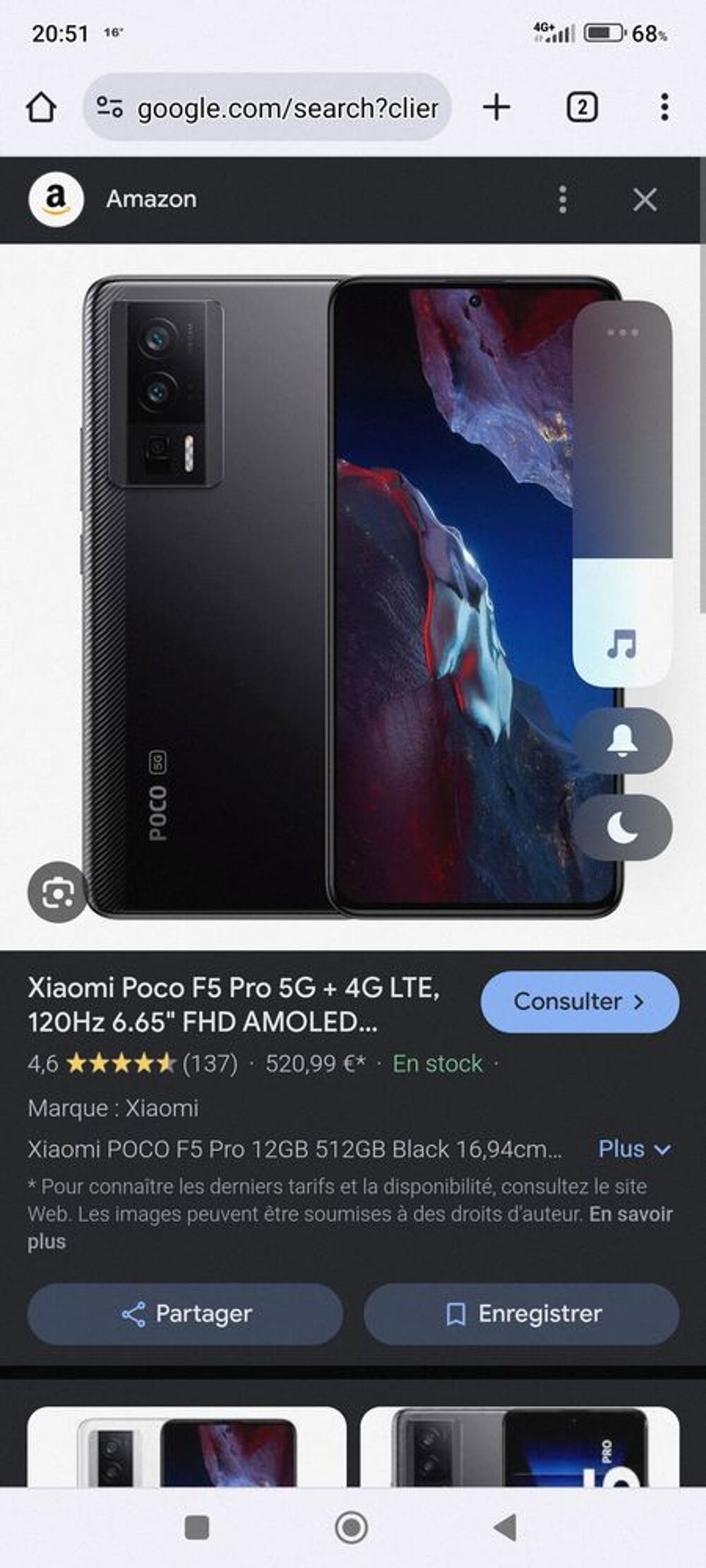 Xiaomi poco f5 pro Téléphones et tablettes