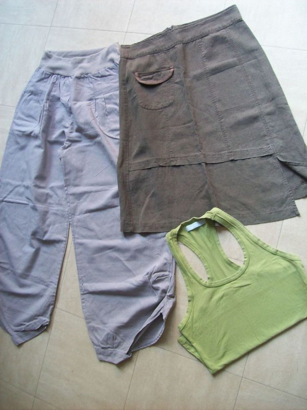 pantacourt,chem., jupe, d&eacute;b - 38 - zoe Vêtements