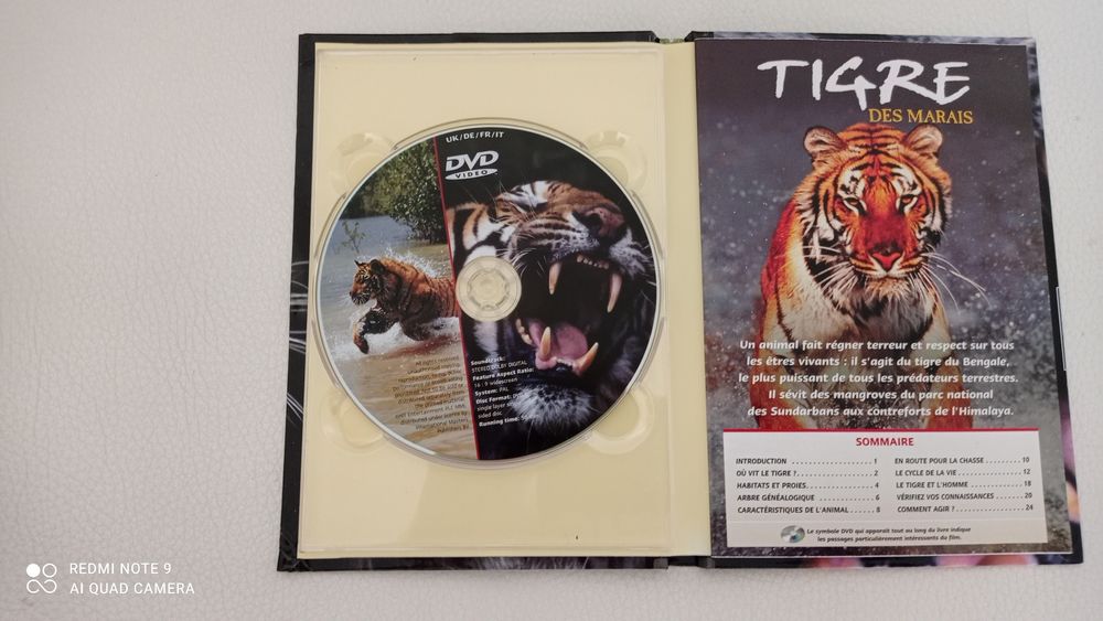 DVD &quot;Tigre des Marais&quot; DVD et blu-ray