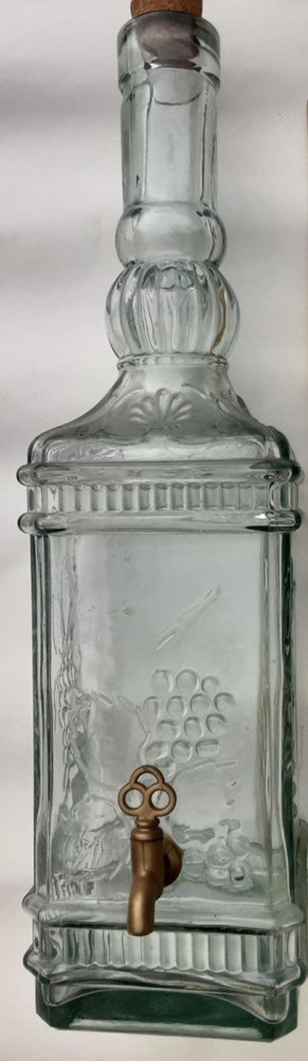 bouteille fontaine J&Eacute;ROBOAM (ou double magnum) 3L &agrave; robinet. Décoration