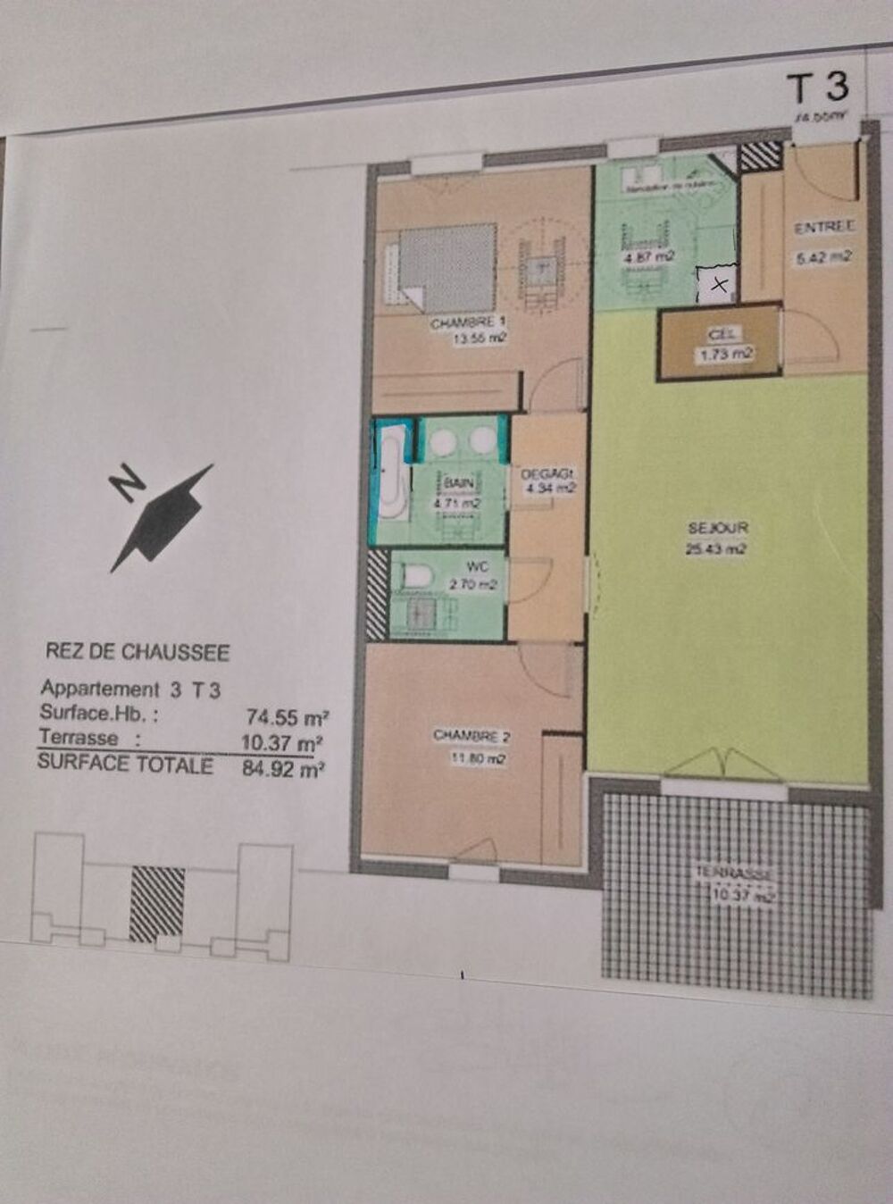 Vente Appartement Bel appartement T3 Pau