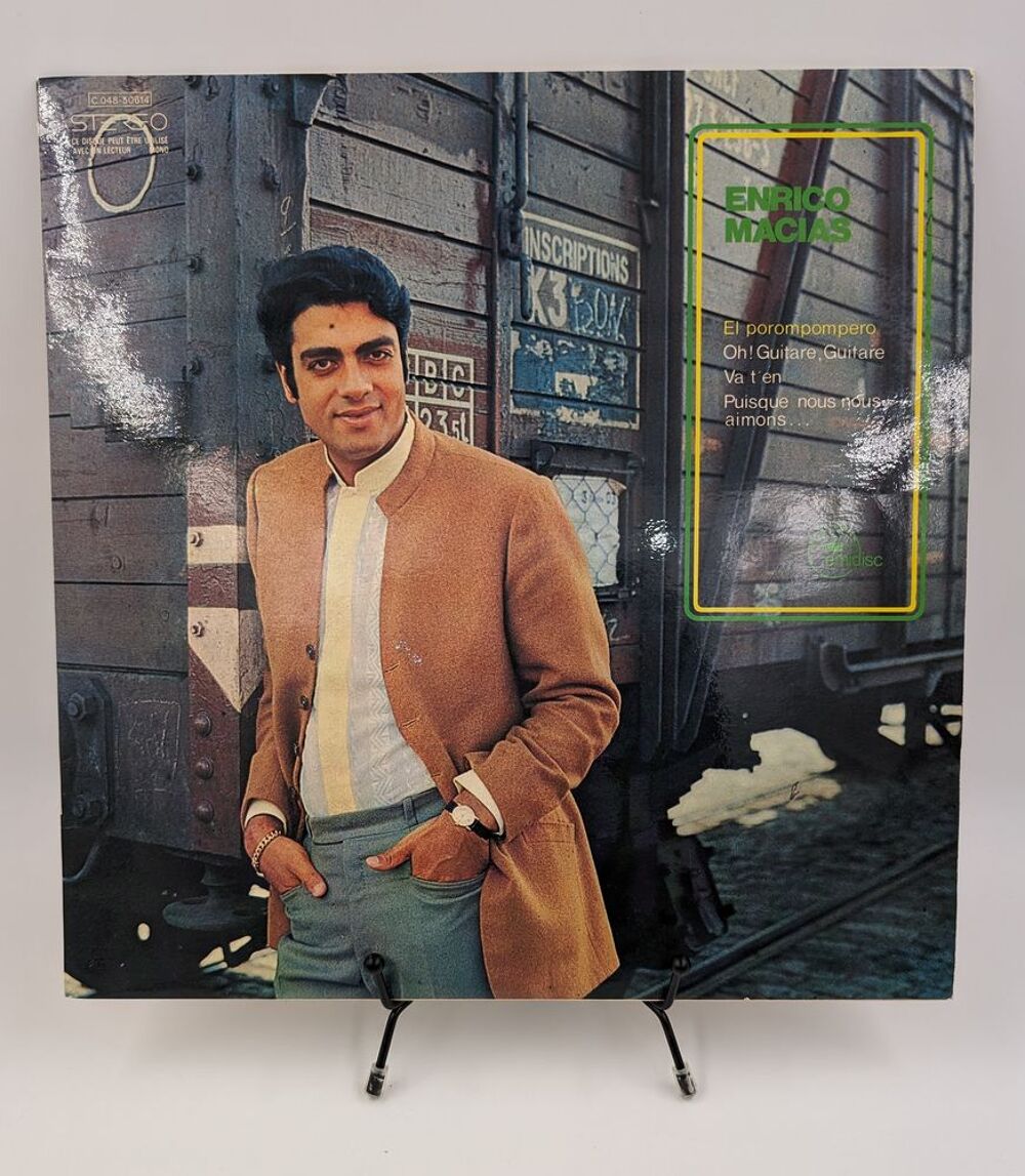 Vinyle 33 tours Enrico Macias El Porompompero en pochette CD et vinyles