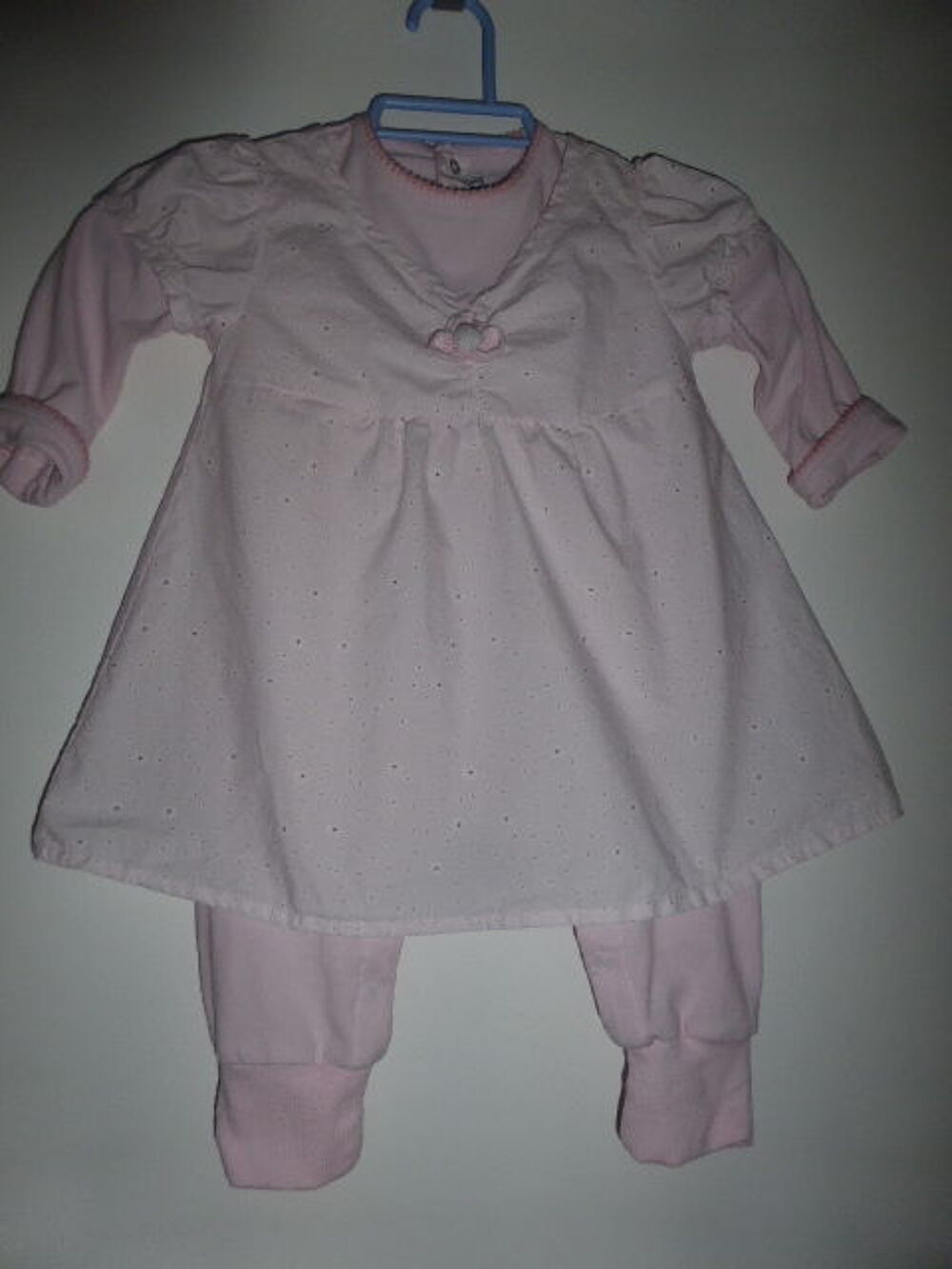 Jean Bourget Combinaison legging robe rose 6 mois Vêtements enfants