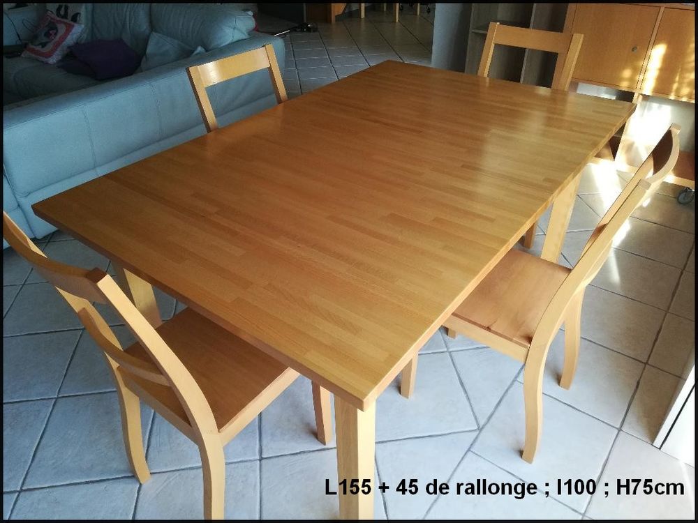 Ensemble Table et 4 chaises Meubles