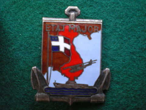 Insigne de Marine - Etat-Major d' Extr�me-Orient. 45 Caen (14)