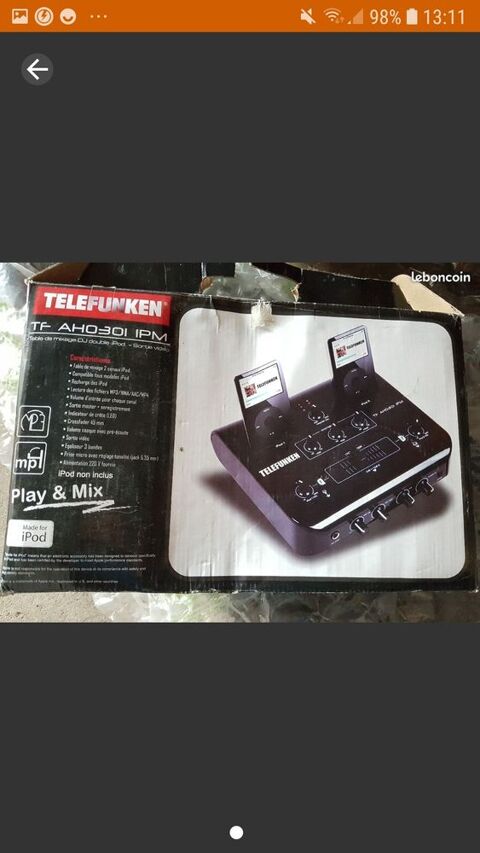 Table de mixage 30 Champigny (89)