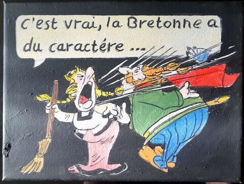 bl - peinture - asterix - les bretonnes ont du caractere - t 8 Foug�res (35)