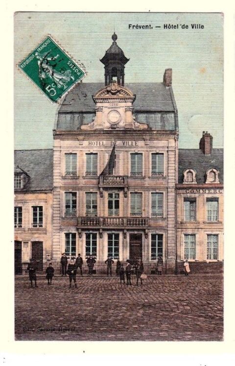 Dt  62- FREVENT-L' Htel de Villel ( Cpa Colorise 3 Doullens (80)