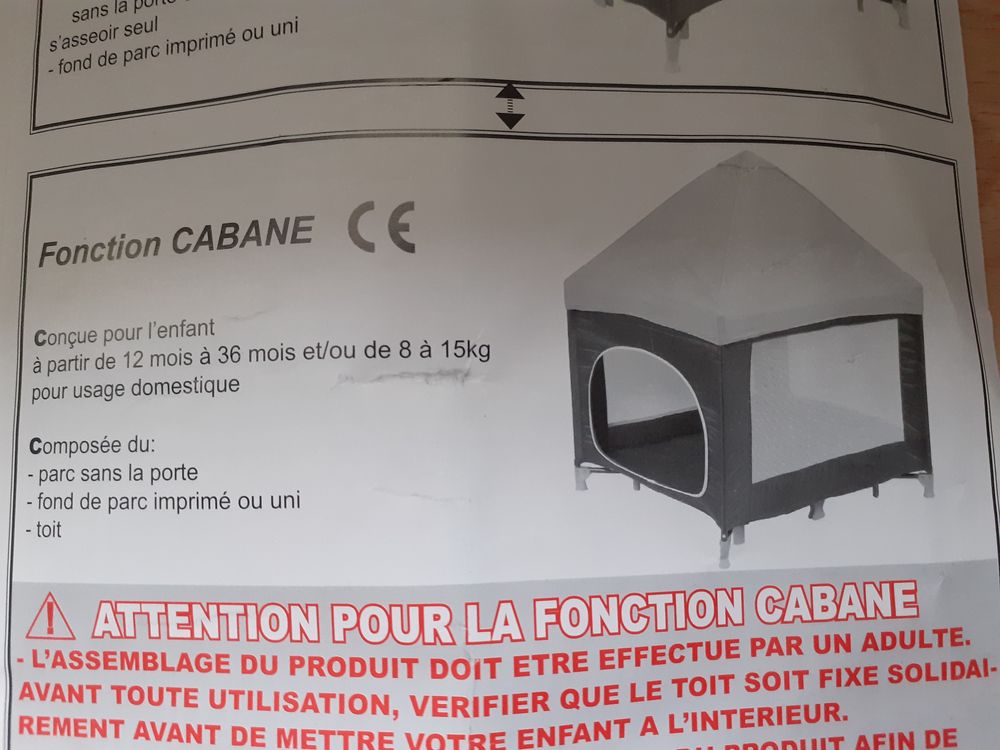 parc b&eacute;b&eacute; Puériculture