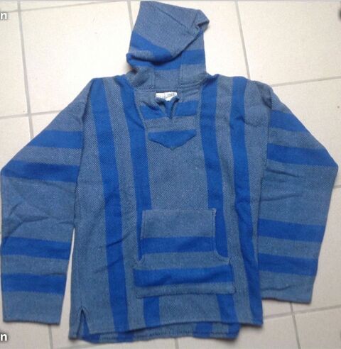 PULL  CAPUCHE SALGADO TAILLE L COULEUR BLEUS Envoi Possible 12 Trgunc (29)