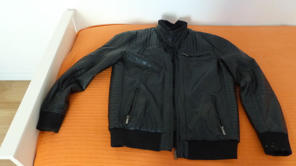 Veste en cuir homme Vêtements