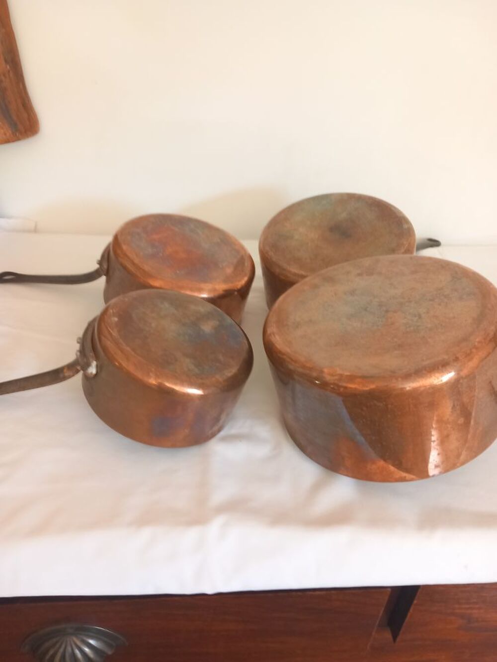  4 casseroles cuivre Cuisine