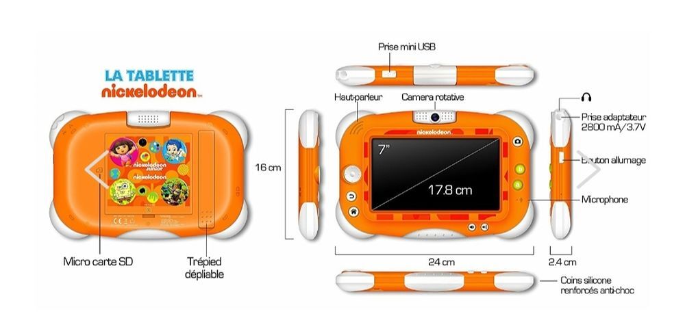 Tablette Neuve Nickelodeon Vid&eacute;ojet exclusif sous emballage Jeux / jouets