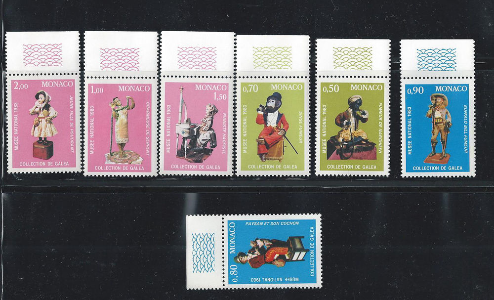 Timbres Gal&eacute;a de Monaco 