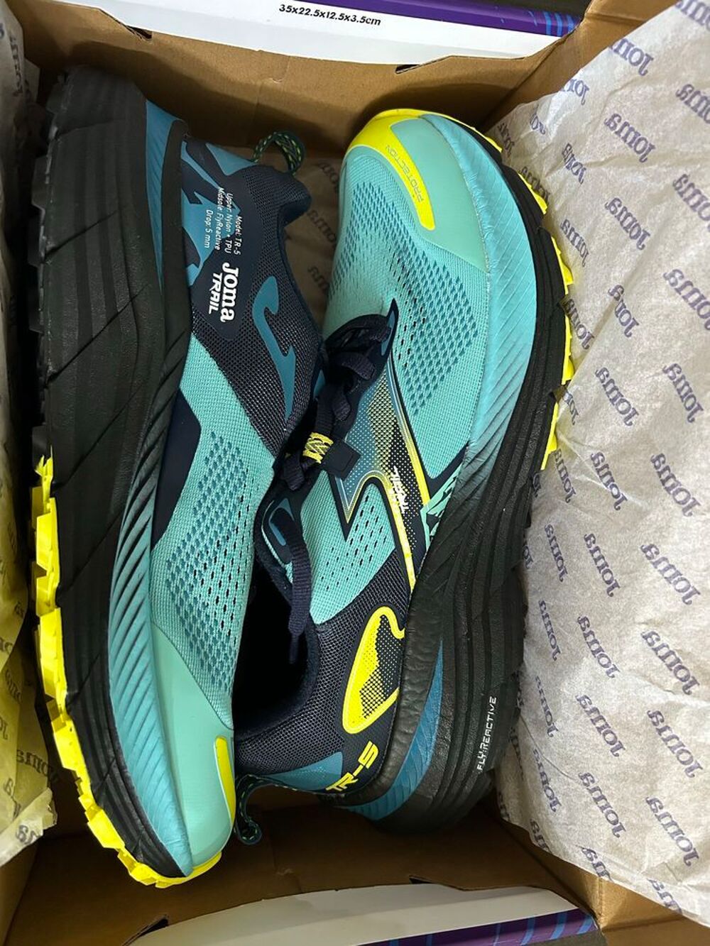 Joma TR-5 Men 25 bleu p&eacute;trole €" neuves €" pointure 44 Chaussures