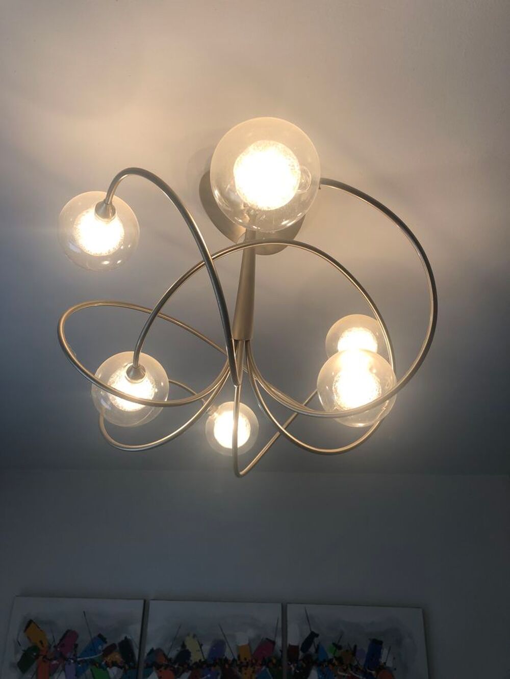 2 lustres en tr&egrave;s bon &eacute;tat contemporain Décoration