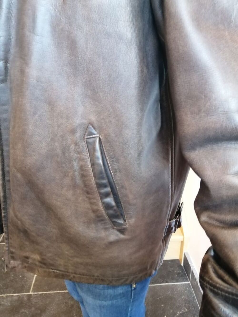 Veste en cuir XL, Burton Vêtements